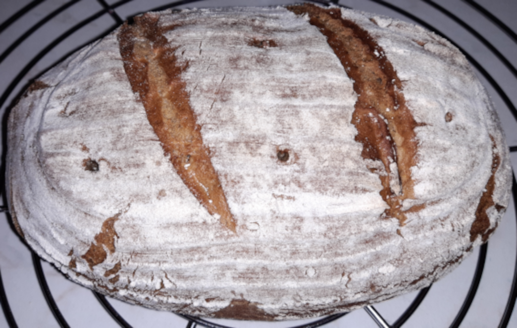 Roggenbrot mit Sauerteig